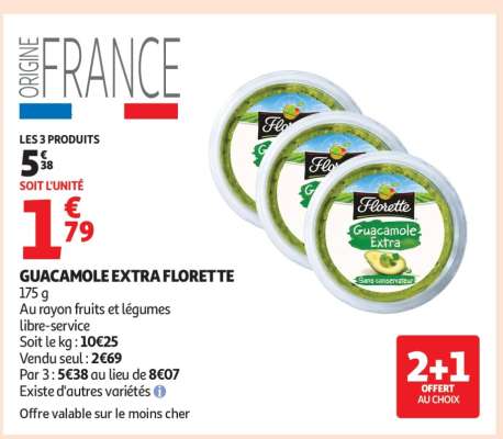 GUACAMOLE EXTRA FLORETTE