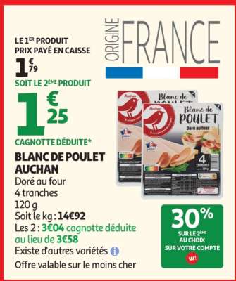 Blanc De Poulet Auchan