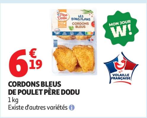 CORDONS BLEUS DE POULET 'PÈRE DODU'
