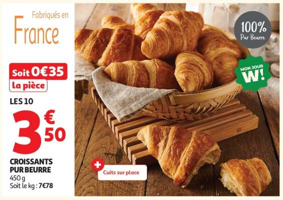 Croissants Pur Beurre