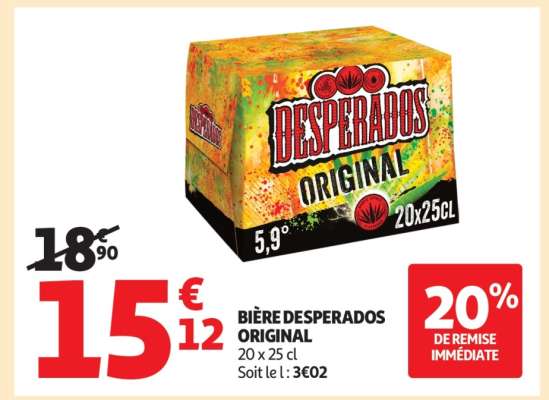 BIÈRE “DESPERADOS ORIGINAL”