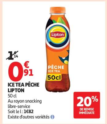 Ice Tea Pêche  Lipton