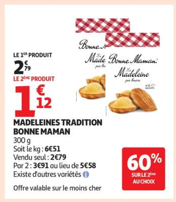Madeleines Tradition Bonne Maman