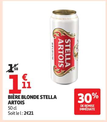 BIÈRE BLONDE STELLA ARTOIS