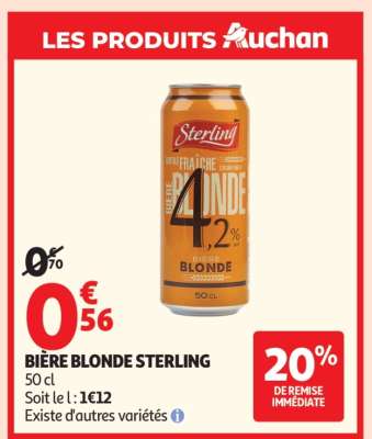 BIÈRE BLONDE STERLING