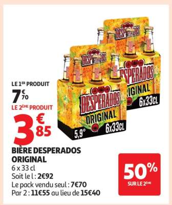 BIÈRE “DESPERADOS ORIGINAL”
