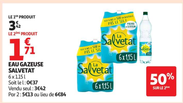 Eau Gazeuse Salvetat