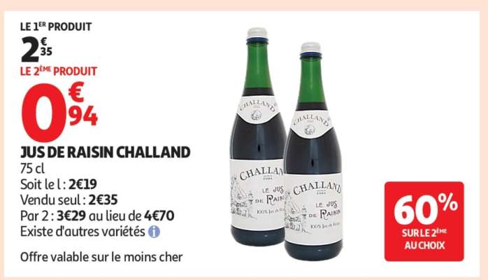 Jus De Raisin Challand