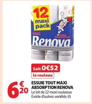 Essuie Tout Maxi Absorption Renova