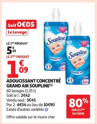 ADOUCISSANT CONCENTRÉ GRAND AIR SOUPLINE