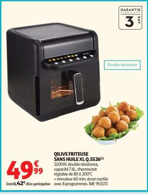 QILIVE FRITEUSE SANS HUILE XL Q.5526