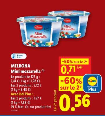 MILBONA Mini mozzarella