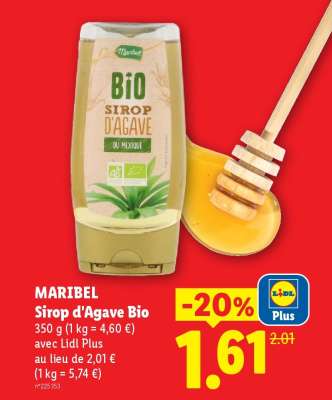 MARIBEL Sirop d'Agave Bio