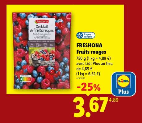 FRESHONA Fruits rouges