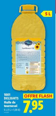 1001 DELIGHTS Huile de tournesol