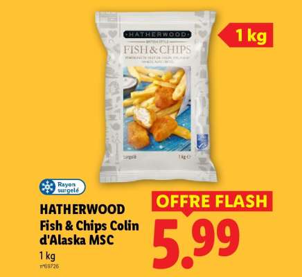 HATHERWOOD Fish & Chips Colin d'Alaska MSC