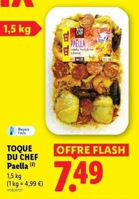 TOQUE DU CHEF Paella