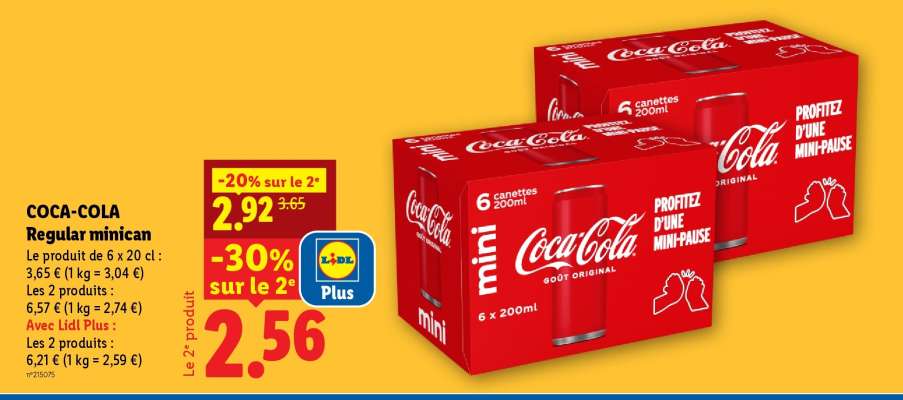 COCA-COLA Regular minican