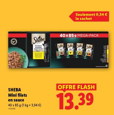 Sheba mini filets en sauce