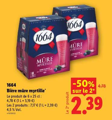 1664 Bière mûre myrtille