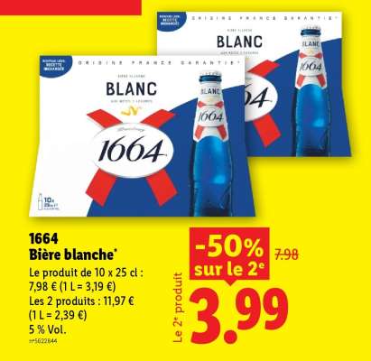 1664 Bière blanche