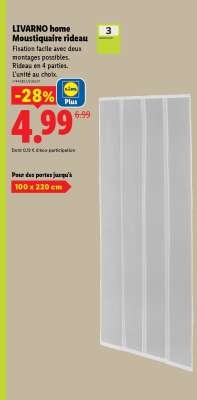 LIVARNO home Moustiquaire rideau