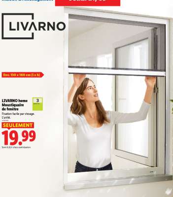 LIVARNO home Moustiquaire de fenêtre