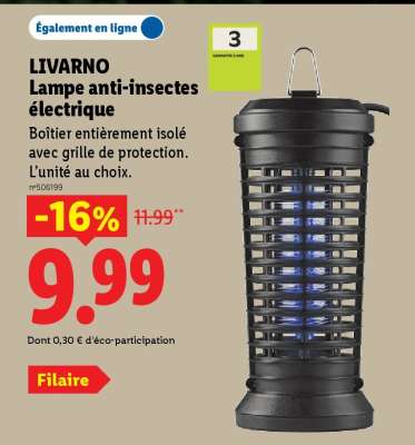 LIVARNO Lampe anti-insectes électrique