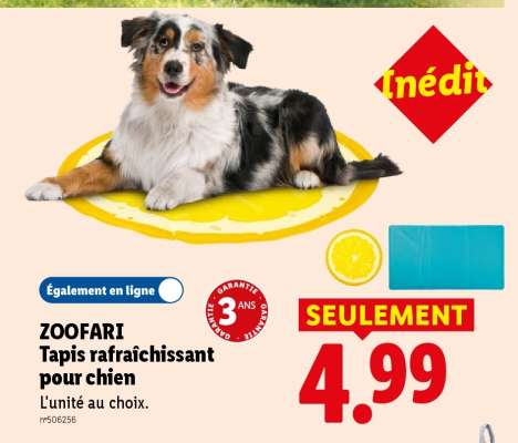 ZOOFARI Tapis rafraîchissant pour chien