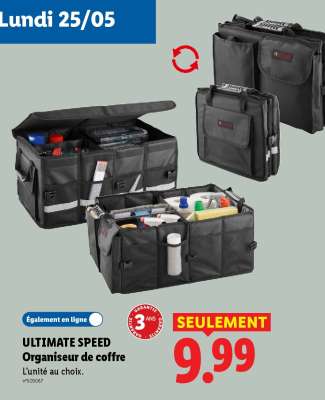 ULTIMATE SPEED Organisateur de coffre