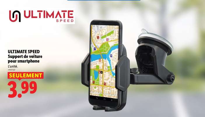 ULTIMATE SPEED Support de voiture pour smartphone
