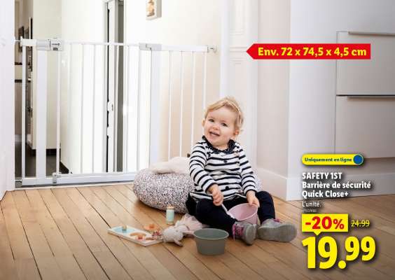 SAFETY 1ST Barrière de sécurité Quick Close+
