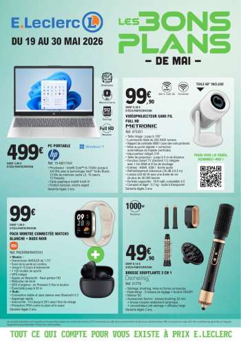 Catalogue E.Leclerc - 19/05/2026 - 30/05/2026.