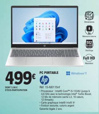 PC PORTABLE HP