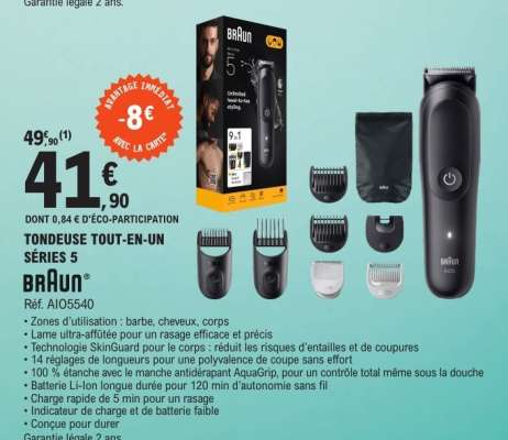 TONDEUSE TOUT-EN-UN SÉRIES 5 BRAUN