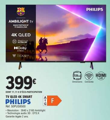 PHILIPS TV QLED 4K SMART