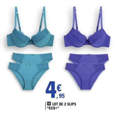 Lot de 2 slips "ECO+"