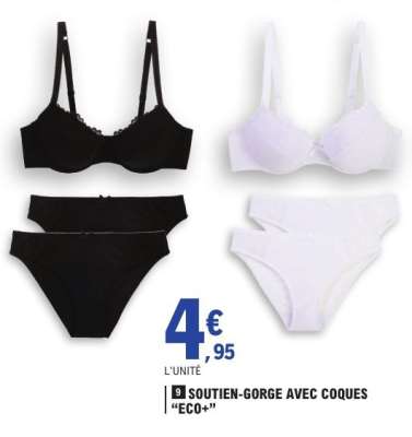 SOUTIEN-GORGE AVEC COQUES "ECO+"