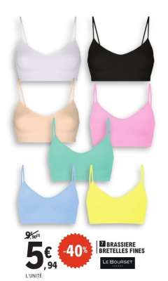 Brassiere Bretelles Fines