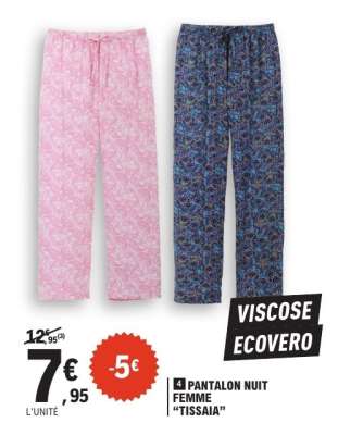 PANTALON NUIT FEMME “TISSAIA”
