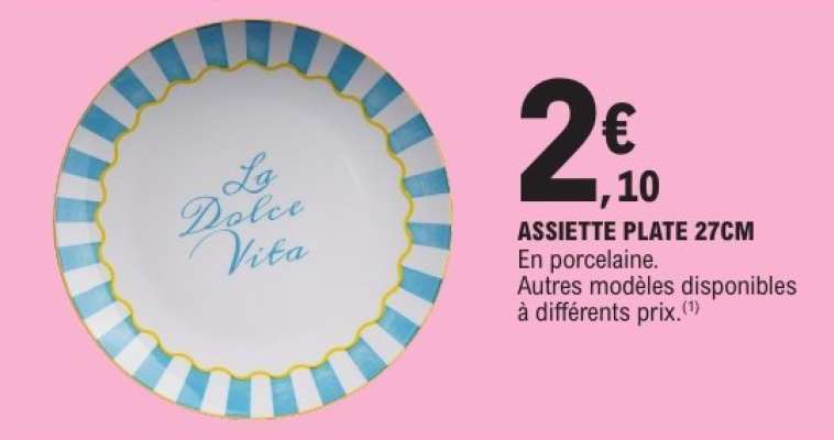 ASSIETTE PLATE 27CM