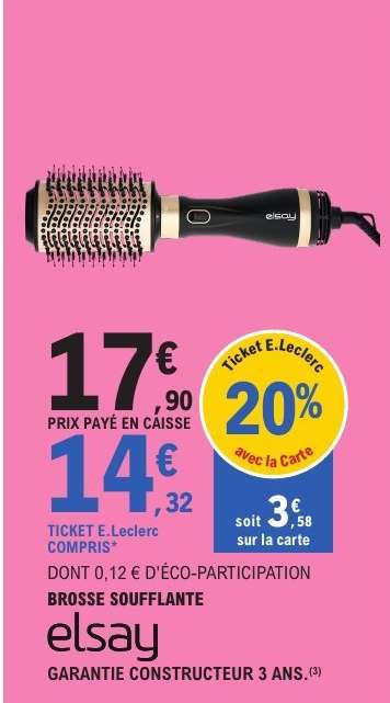 Brosse soufflante elsay