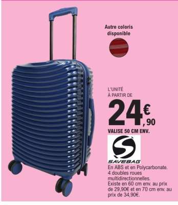 Valise 50 cm env.