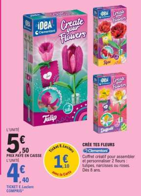 CRÉE TES FLEURS