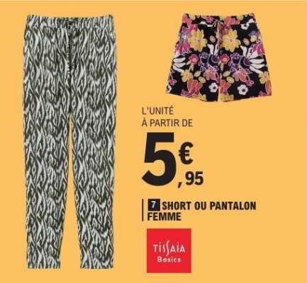 SHORT OU PANTALON FEMME