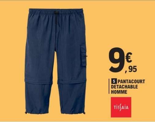 PANTACOURT DÉTACHABLE HOMME