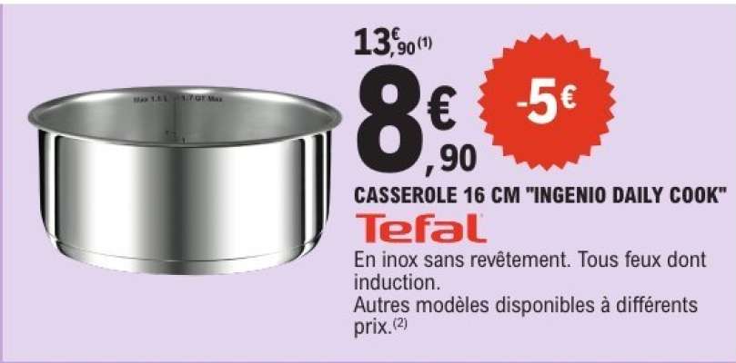 Casserole 16 cm "Ingenio Daily Cook"
