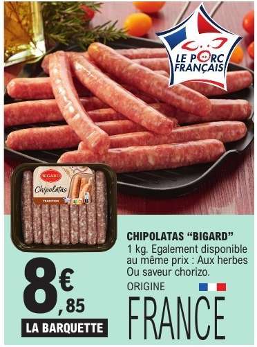 CHIPOLATAS BIGARD