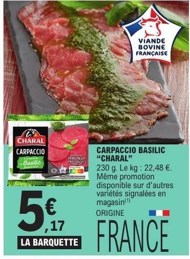Carpaccio basilic CHARAL
