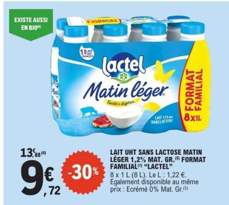 Lactel Matin Léger